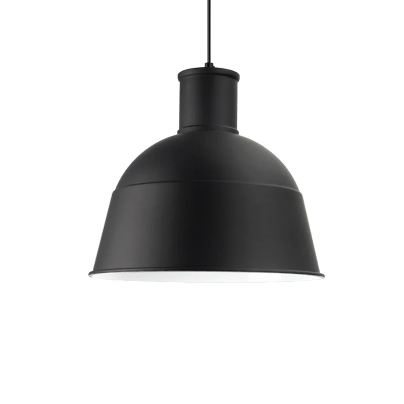 Abat-jour en aluminium suspendu, lampe suspendue contemporaine pour salle de réunion, 1 ampoule Clearhalo
