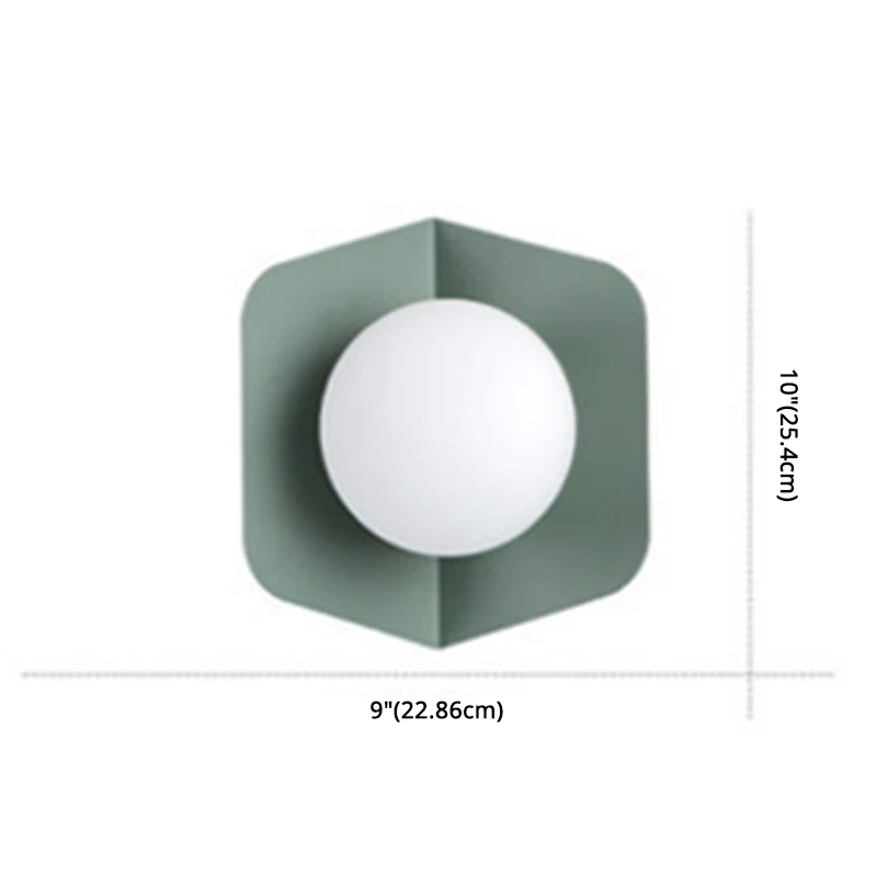 Applique en métal macaron, décoration d'intérieur, lumière LED de Style nordique moderne Clearhalo