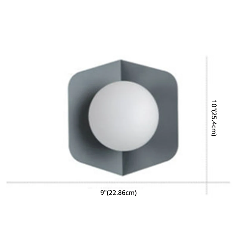 Applique en métal macaron, décoration d'intérieur, lumière LED de Style nordique moderne Clearhalo