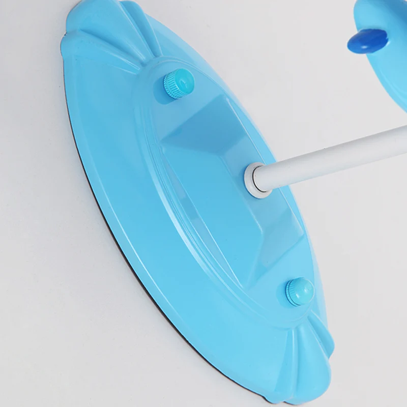 Applique murale d'hélicoptère de Style moderne, applique en résine à une lumière en bleu pour chambre d'enfant Clearhalo