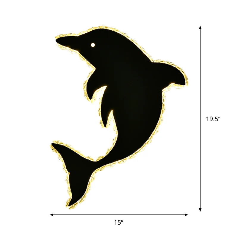 Applique murale encastrée en bloc de cristal Dolphin, idées d'éclairage mural moderniste à LED en acier inoxydable Clearhalo
