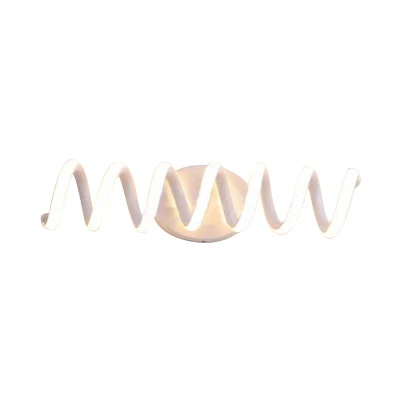 Applique murale LED en acrylique spirale 3/4/7, applique murale moderne à lumière unique blanche en lumière chaude/blanche...