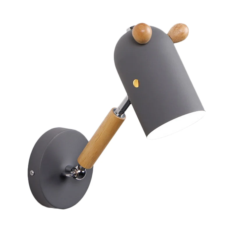 Applique murale en métal en forme de Troie, 1 lumière, applique murale nordique élégante pour salle à manger Clearhalo