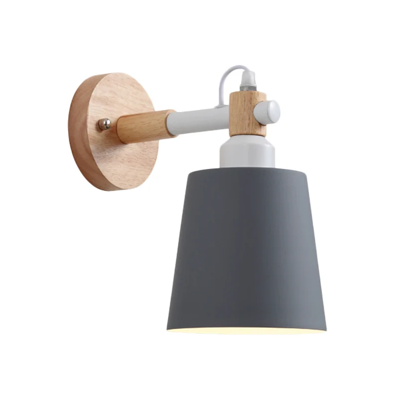 Applique murale en métal à 1 tête pour salle de soins infirmiers, lampe murale longue durée de Style nordique Clearhalo