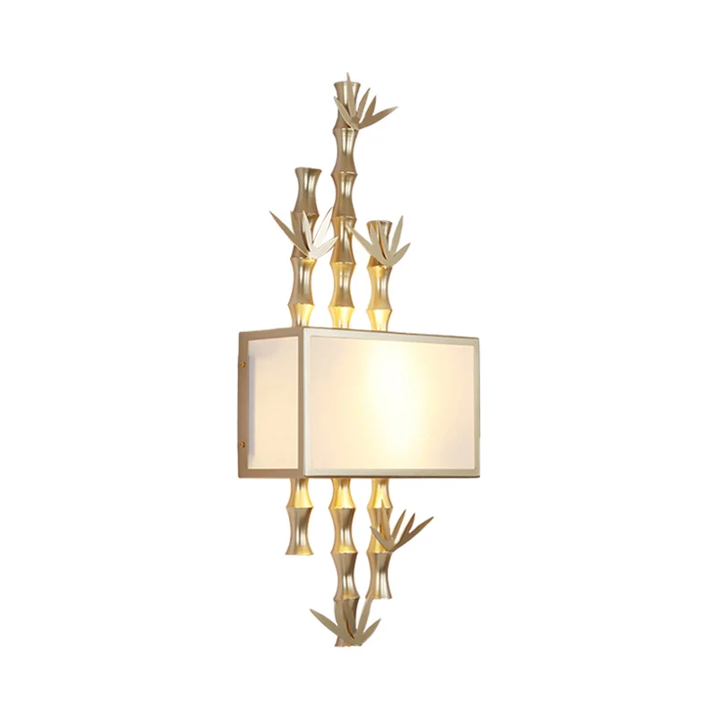 Applique rectangulaire en métal, lampe murale rustique à 1 lumière pour salon, noir/blanc Clearhalo