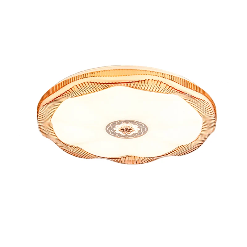 Blooming Plafonnier moderne en acrylique avec abat-jour blanc/bleu/or pour chambre à coucher en blanc chaud/blanc, 40,6 cm...