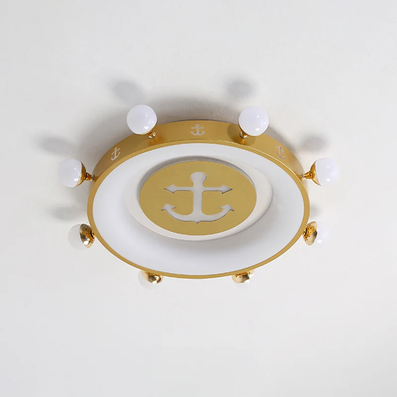Éclairage de plafond encastré moderne en acrylique à montage encastré à LED pour chambre d'enfant en forme de cercle Clear...