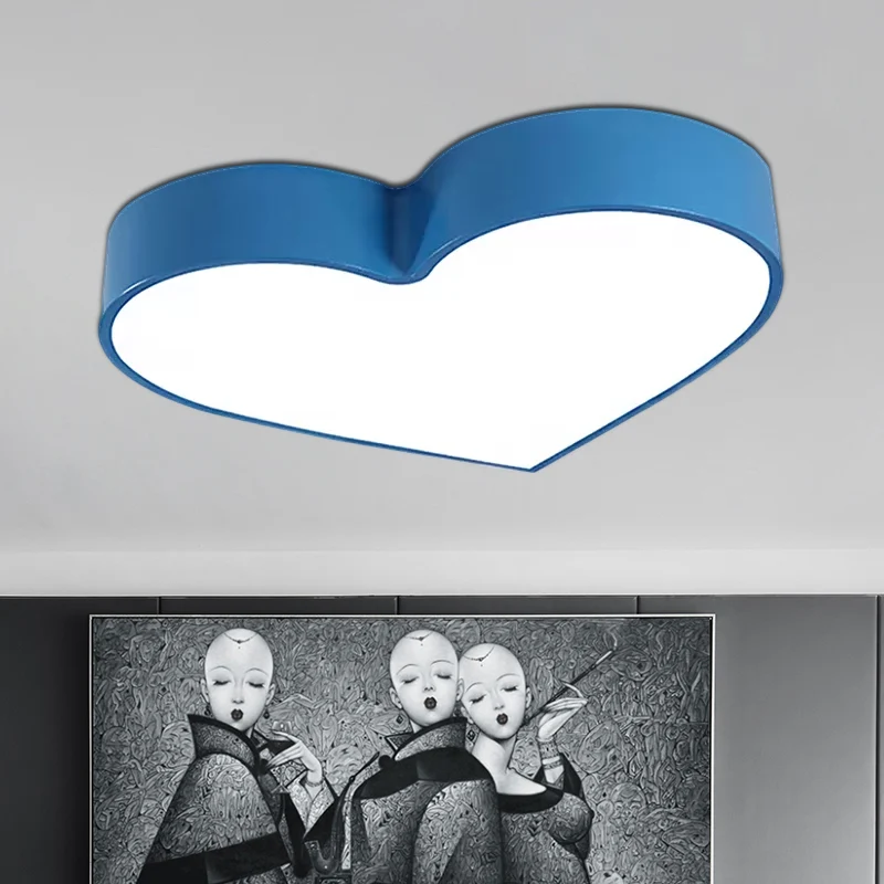 Garçon Fille Chambre LED Plafonnier Acrylique Moderne Couleur Bonbon Plafonnier Affleurant Clearhalo