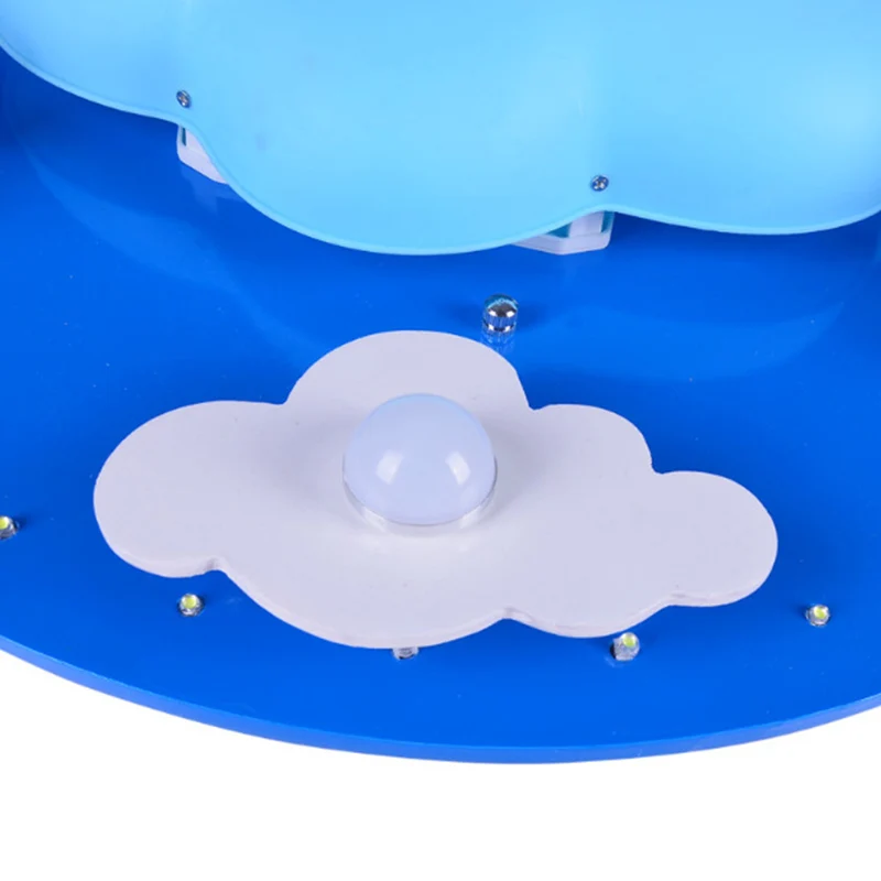 Kid Cloud Plafonnier LED Acrylique Plafonnier pour Chambre d'enfant en Bleu pour Chambre à Coucher Clearhalo