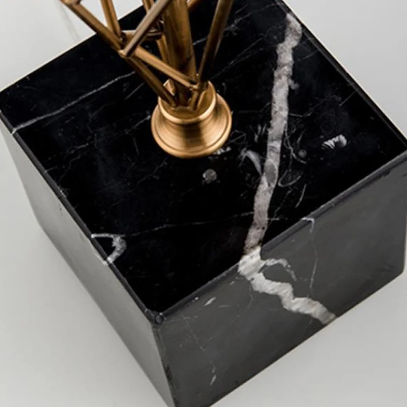 Lampe d'étude à tambour traditionnelle, éclairage de travail en tissu à 1 lumière en or pour chambre à coucher avec base g...