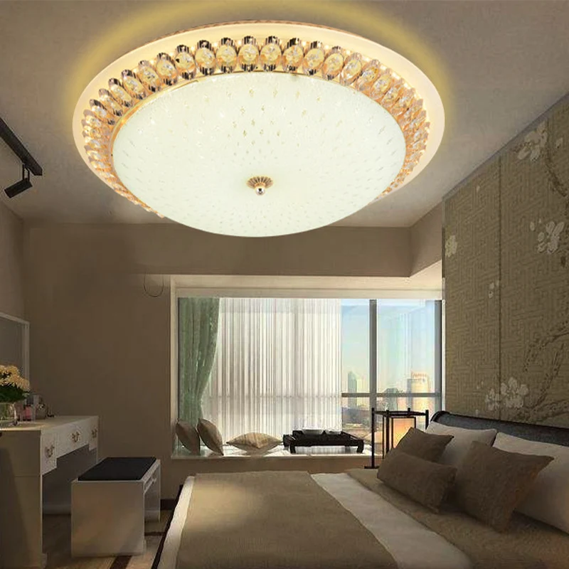 Lampe encastrée en verre blanc à dôme de 12 / 16 / 19,5 po de W, montage au plafond blanc à LED moderniste avec décoration...