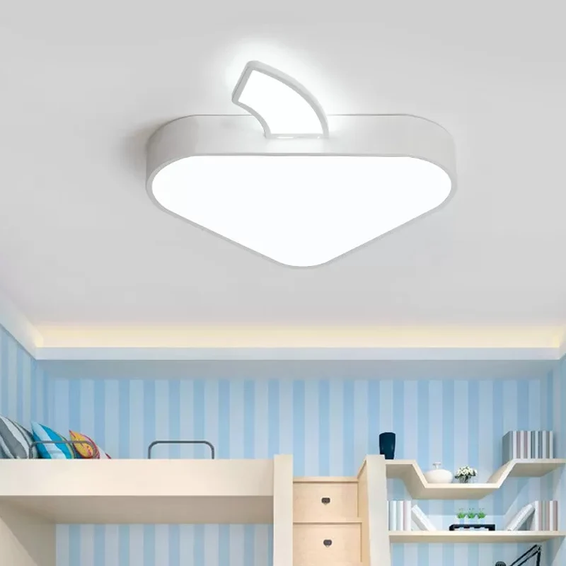 Lampe LED moderne à encastrer en forme de champignon blanc, luminaire de plafond avec abat-jour en acrylique, pour chambre...