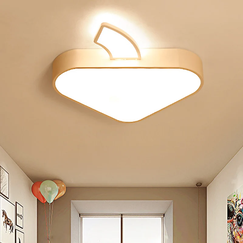 Lampe LED moderne à encastrer en forme de champignon blanc, luminaire de plafond avec abat-jour en acrylique, pour chambre...