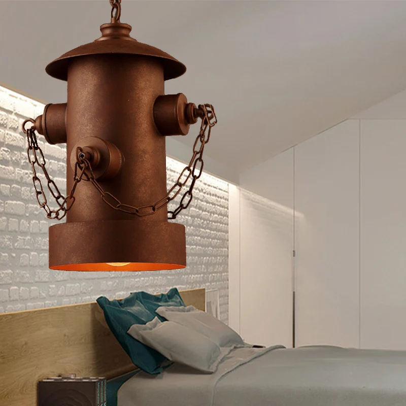 Lampe suspendue créative pour bouche d'incendie, 1 lumière métallique, pour Restaurant et Bar Clearhalo