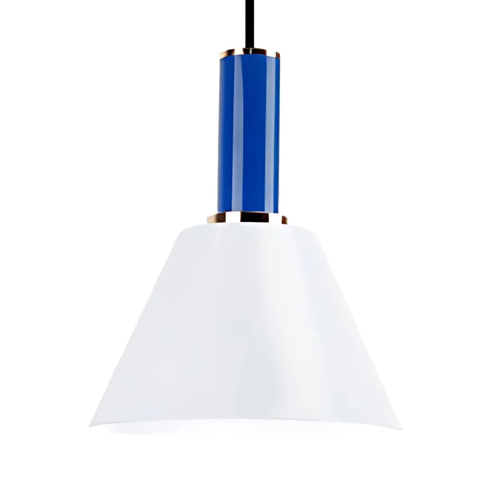 Lampe suspendue cylindrique et seau, une lumière moderne en aluminium, pour chevet Clearhalo