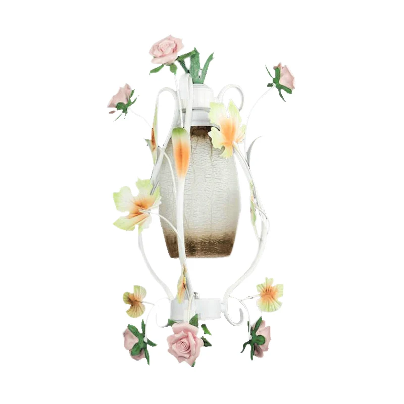 Lampe suspendue en forme de dôme en verre blanc, Style pastoral, 1 ampoule, luminaire décoratif d'intérieur, idéal pour un...