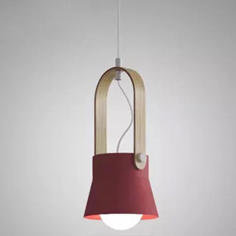 Lampe suspendue à 1 lumière à l'envers, lampe suspendue de Restaurant en métal de Style nordique moderne Clearhalo