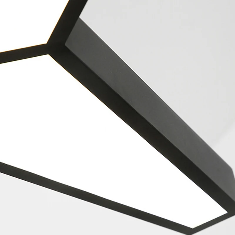 Lampe suspendue en métal en forme de Y, Kit de plafonnier Led blanc moderne à 3 lumières, lumière blanche/chaude/naturelle...