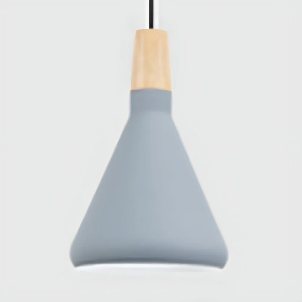 Lampe suspendue nordique Coolie en aluminium, 7/10, 5/15 pouces de large, 1 tête, luminaire décoratif d'intérieur, idéal p...