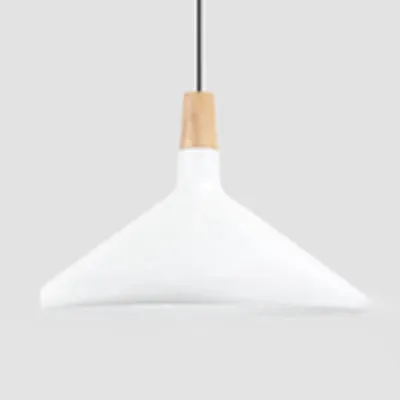 Lampe suspendue nordique Coolie en aluminium, 7/10, 5/15 pouces de large, 1 tête, luminaire décoratif d'intérieur, idéal p...