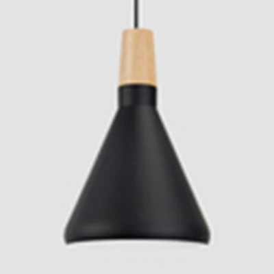 Lampe suspendue nordique Coolie en aluminium, 7/10, 5/15 pouces de large, 1 tête, luminaire décoratif d'intérieur, idéal p...