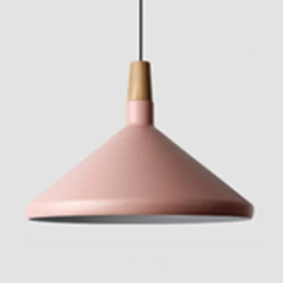 Lampe suspendue nordique Coolie en aluminium, 7/10, 5/15 pouces de large, 1 tête, luminaire décoratif d'intérieur, idéal p...