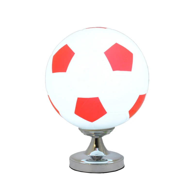 Lampe de Table de Football pour salle d'étude, verre opale, 1 tête, lampe de lecture élégante pour Sport Clearhalo