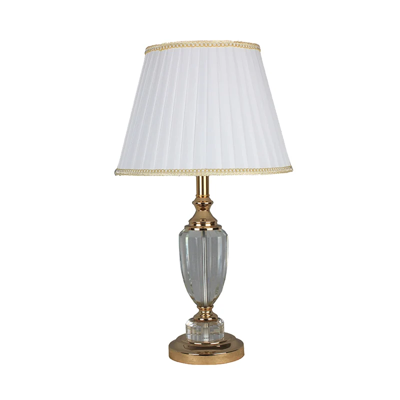 Lampe de travail à tambour conique moderniste en tissu, lampe de table de chevet à 1 tête en blanc pour chevet Clearhalo