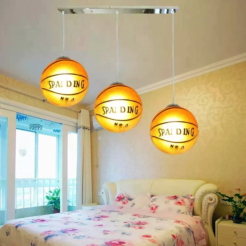 Lampes suspendues pour chambre à coucher, plafonnier moderne à 3 lumières en chrome pour garçons Clearhalo