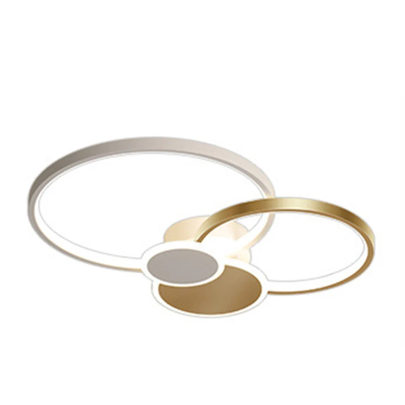 Luminaire encastré de plafond à LED minimaliste en métal avec cercle pour salon Clearhalo