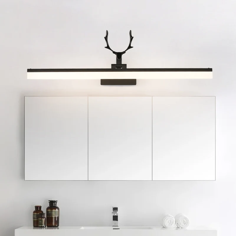 Lumière linéaire de miroir de vanité de LED éclairage d'applique murale réglable en acrylique de Style campagnard Clearhalo