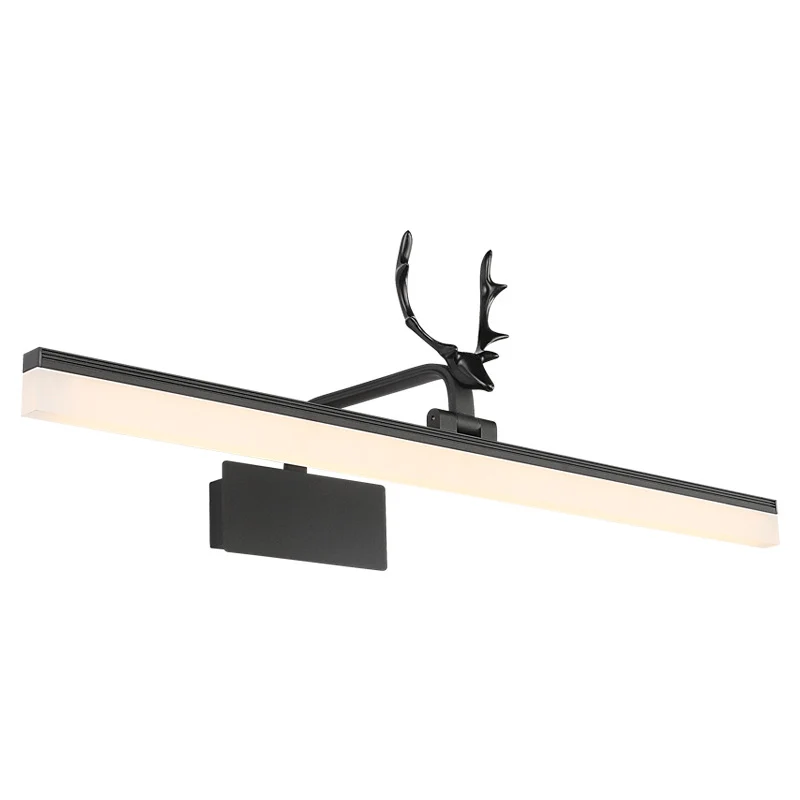 Lumière linéaire de miroir de vanité de LED éclairage d'applique murale réglable en acrylique de Style campagnard Clearhalo