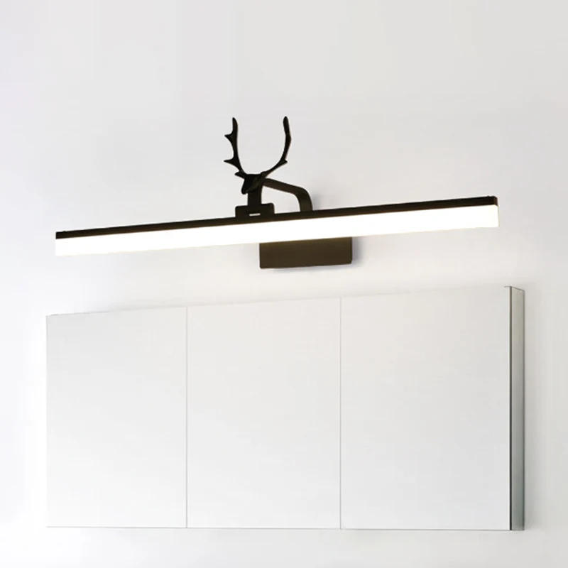 Lumière linéaire de miroir de vanité de LED éclairage d'applique murale réglable en acrylique de Style campagnard Clearhalo