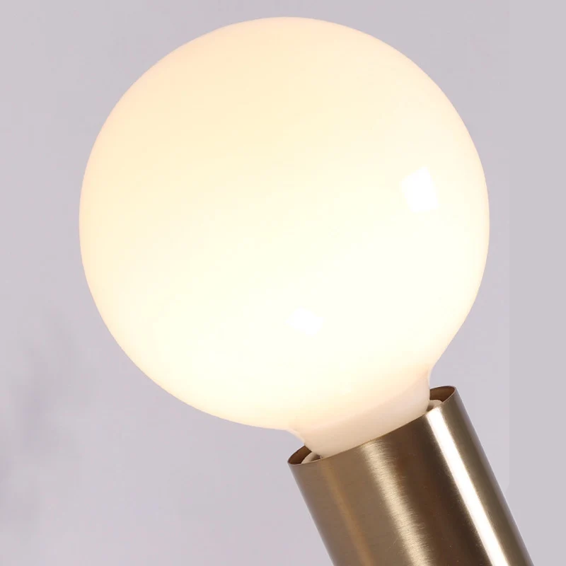 Lustre Spoutnik moderniste en verre opale, 6 lumières suspendues pour salon Clearhalo