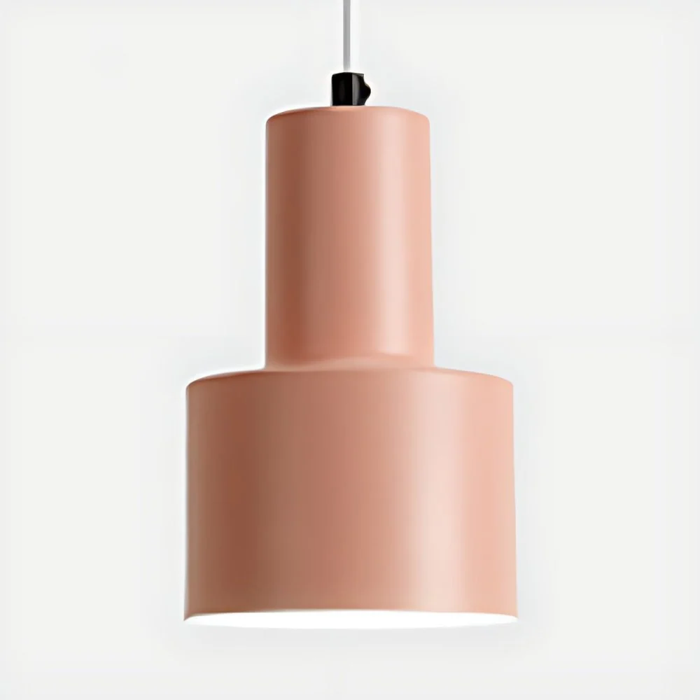 Macaron Loft suspension suspension cylindre 1 tête métallique plafond suspension pour salle de réunion Clearhalo