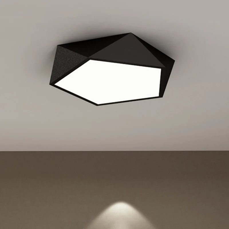 Macaron Style Moderne Luminaire Géométrique Acrylique Plafonniers LED Encastré Lumière pour Couloir Chambre Clearhalo