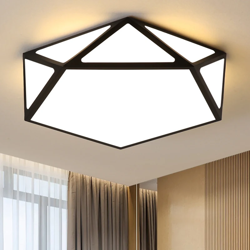 Macaron Style Moderne Luminaire Géométrique Acrylique Plafonniers LED Encastré Lumière pour Couloir Chambre Clearhalo