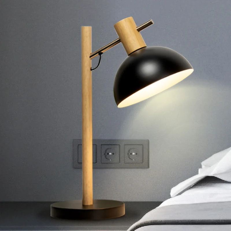 Modernism Hemisphere Task Lighting Lampe de lecture métallique à 1 ampoule en noir pour étude Clearhalo