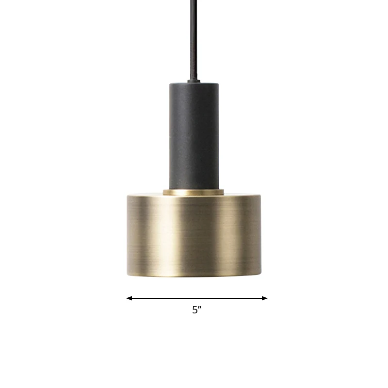 Modernisme Mini suspension métallique simple lumière plafonnier suspendu Clearhalo