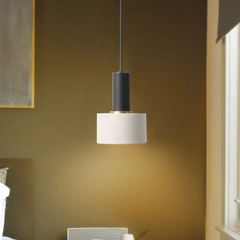 Modernisme Mini suspension métallique simple lumière plafonnier suspendu Clearhalo