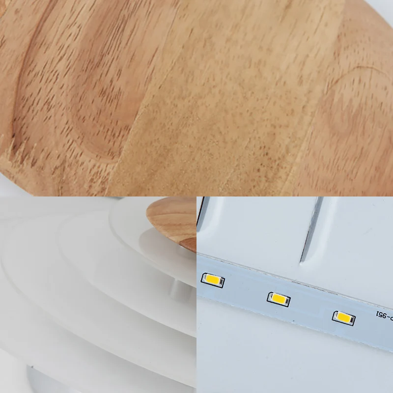 Nordic Planet Plafonnier LED en acrylique blanc pour chambre à coucher, plafonnier en blanc chaud/blanc, 45,7 cm/60,1 cm d...
