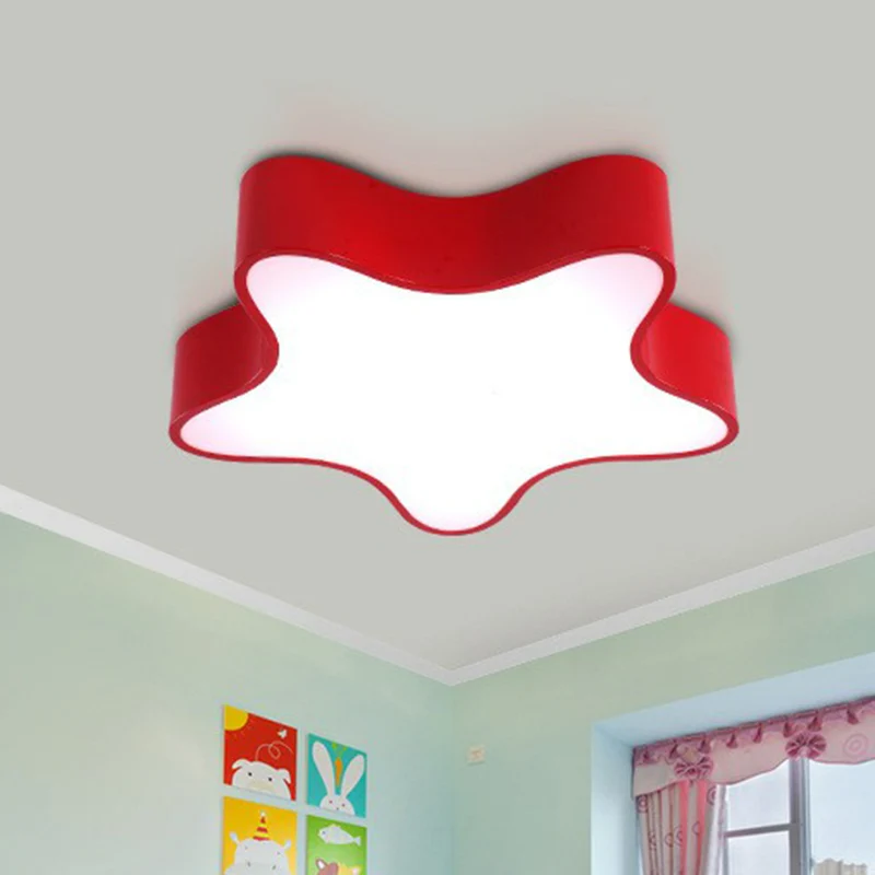 Pentacle plafonnier dessin animé métal chambre LED encastré luminaire Clearhalo