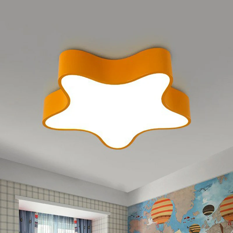 Pentacle plafonnier dessin animé métal chambre LED encastré luminaire Clearhalo