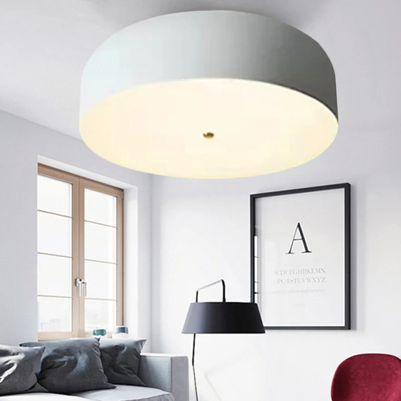 Plafonnier de chambre à coucher pour enfants, plafonnier LED en forme de dôme, style nordique Clearhalo
