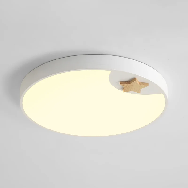 Plafonnier circulaire en acrylique, luminaire contemporain à LED de 16/19,5 pouces de large, blanc, avec décoration en for...
