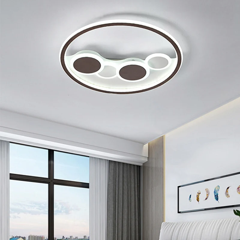 Plafonnier contemporain en forme de bulle en acrylique noir LED pour magasin de tissus Clearhalo