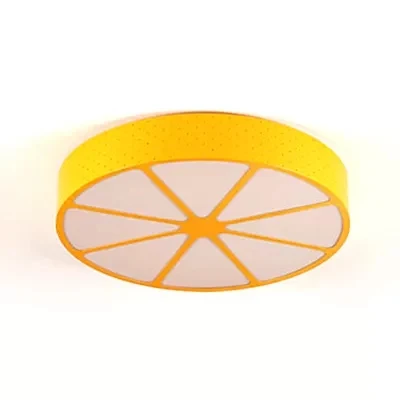 Plafonnier de dessin animé moderne en forme de citron, plafonnier en acrylique pour adolescent Clearhalo
