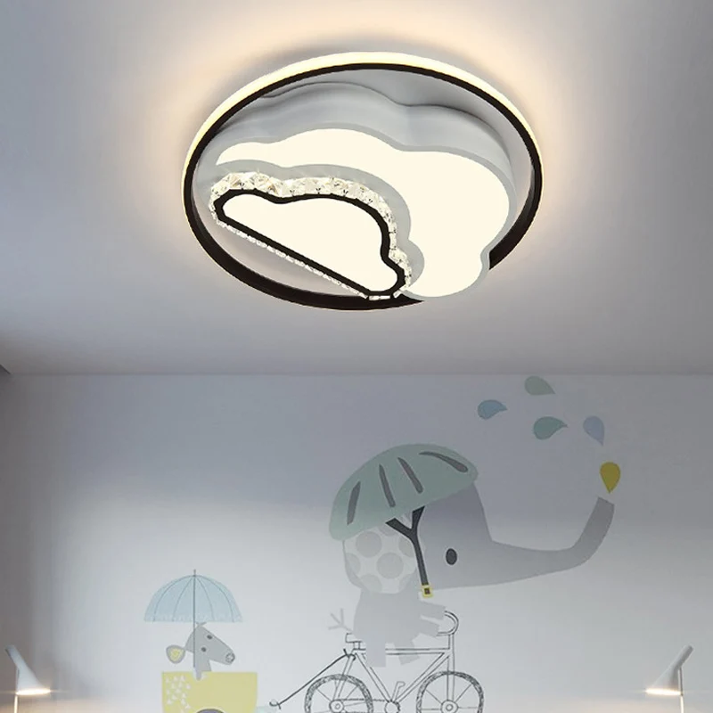 Plafonnier encastré en forme d'étoile en acrylique, moderne, LED, blanc, pour chambre à coucher Clearhalo
