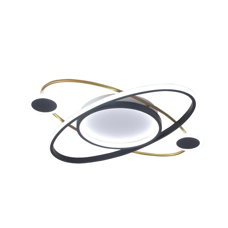 Plafonnier encastré univers blanc, luminaire nordique LED en acrylique pour salon, lumière chaude/blanche Clearhalo