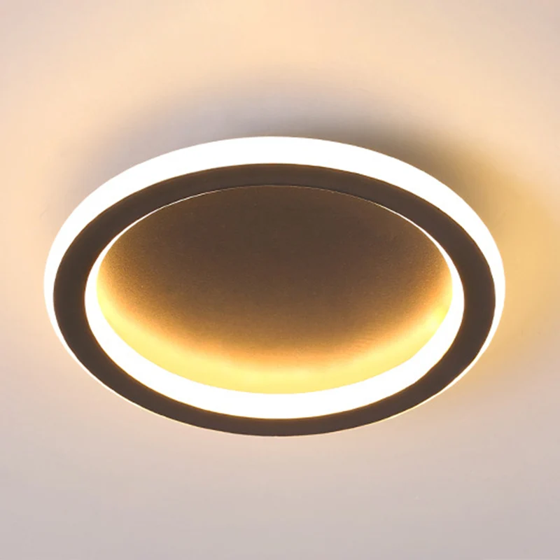 Plafonnier géométrique en métal plafonnier LED contemporain à montage encastré Clearhalo